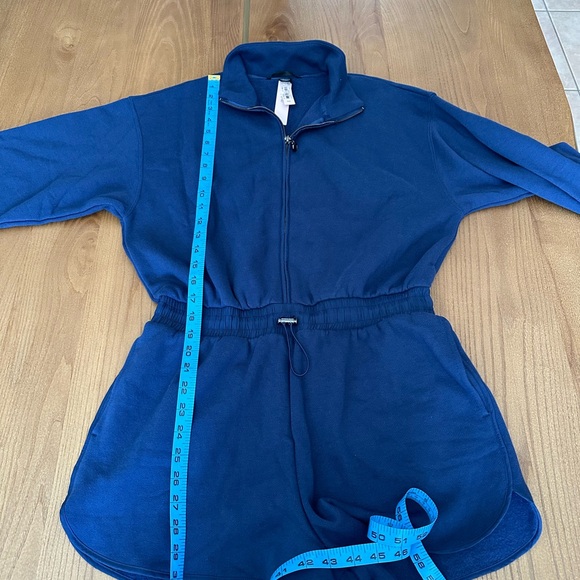 Victoria’s Secret On Point Navy Blue Fleece and Cotton Romper NWT Size Medium - Picture 9 of 9